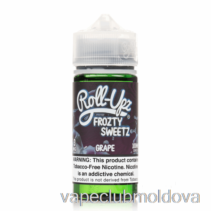 Kit Vape Pod Gheață De Struguri - E-lichid Juice Roll-upz - 100ml 6mg